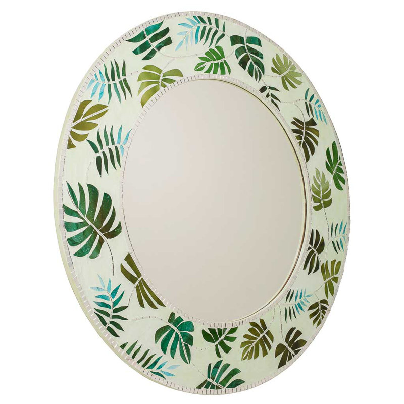 Jesper Wood Flat Wall Mirror