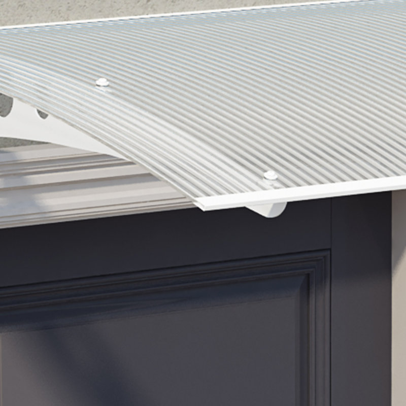 Palram - Canopia Lyra 1350 4 ft. W x 3 ft. D Metal Standard Door Awning