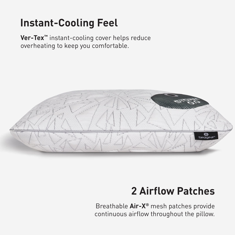 Storm King Performance Cooling Memory Foam Pillow - White