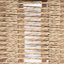 Ensemble de canapé de patio 5 pièces en bois d'acacia