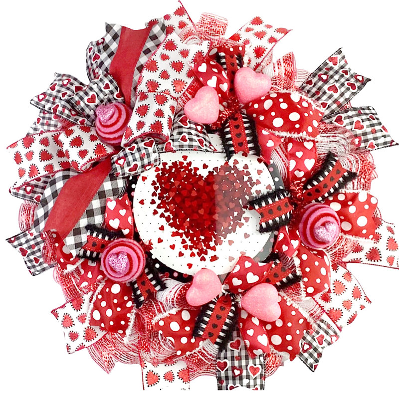 Couronne cœur en cœur 18 po Deco