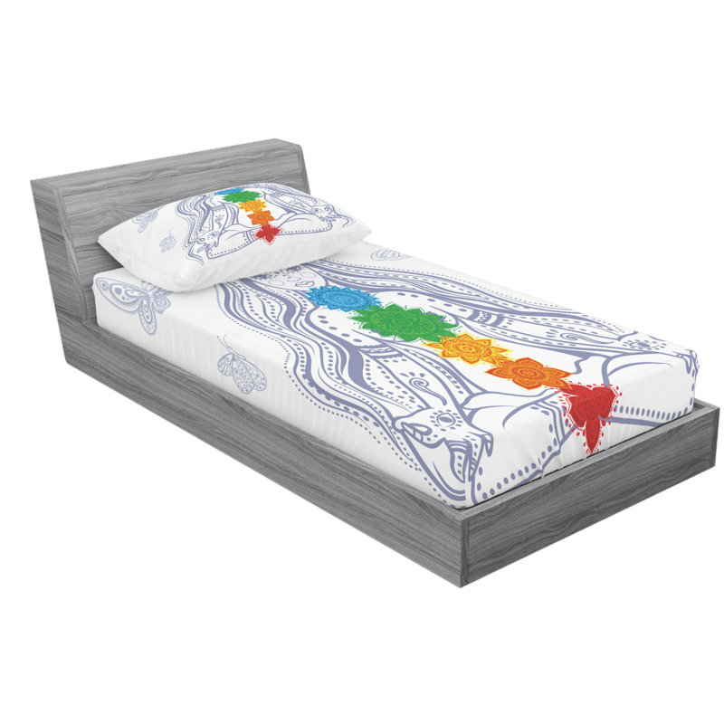Microfiber Sheet Set, Twin Sheet Set with Fitted Sheet
