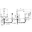 Acqui® Double Handle Kitchen Faucet With Side Spray-5845410
