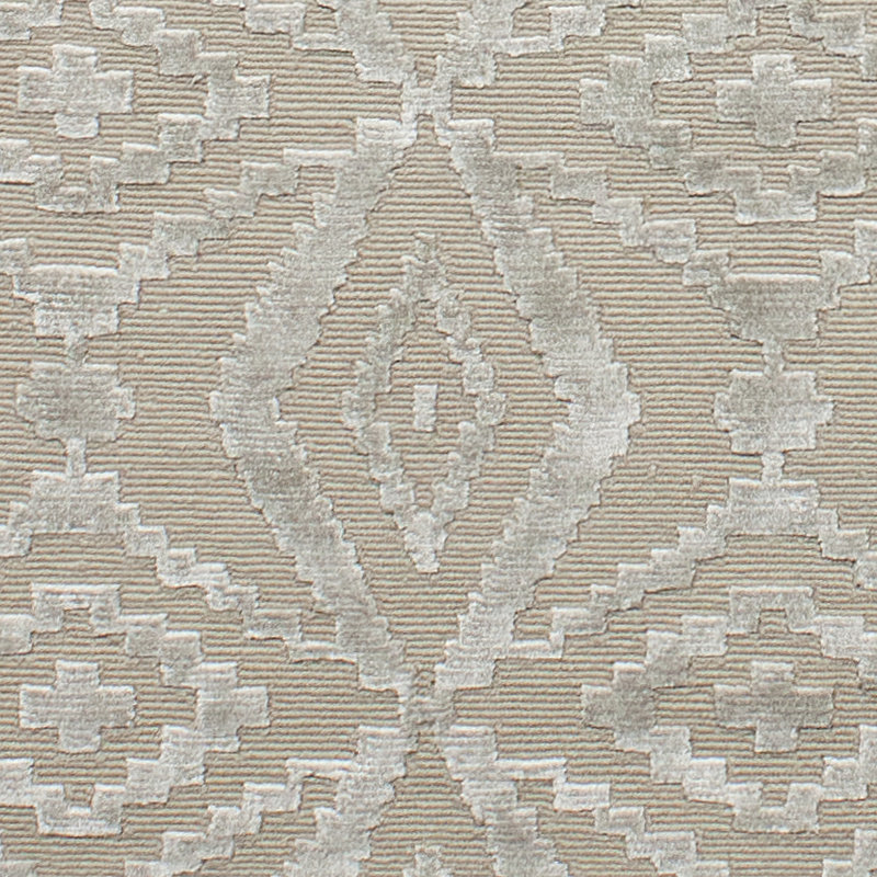 Ikat Area Rug in Grey And Purple, Rectangle 10' x 14'