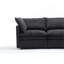 Canapé modulaire moderne en forme de U, canapé rembourré 5 places, canapé-lit avec méridienne pour salon, appartement, gris foncé, polyester