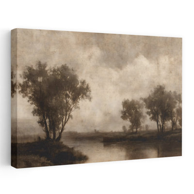 Linen Lake, reproduction d'art murale contemporaine abstraite