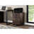 Office File Cabinet On Rolling , Brown Laminate, With Ample Storage Contemporary Cabinet, Functionality