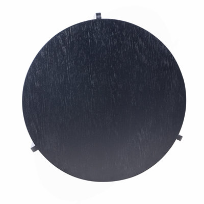 Nesting Round Coffee Table Set with End Table, Living Room Table