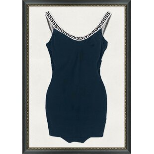 Vintage Swimsuit 4 Framed On Paper by Roberts Print