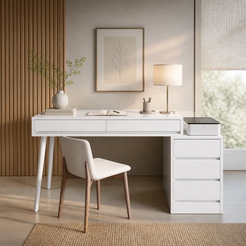 Meuble-lavabo moderne 39,37 po et 5 tiroirs