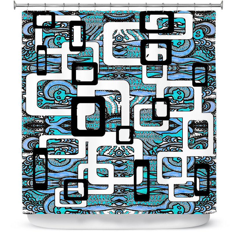 Geometric Shower Curtain