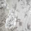 Papier peint floral avec perle métallique, or et perle blanche