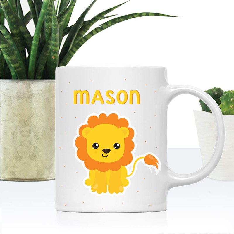 Grande tasse à café pour enfant personnalisé Vickers, Oui