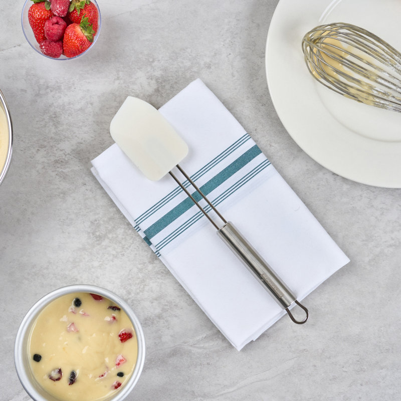 Spatule de cuisine en acier inoxydable de 11 po de style restaurant avec poignée ergonomique et résistante à la chaleur - Spatule en acier robuste pour hamburgers, œufs et viande