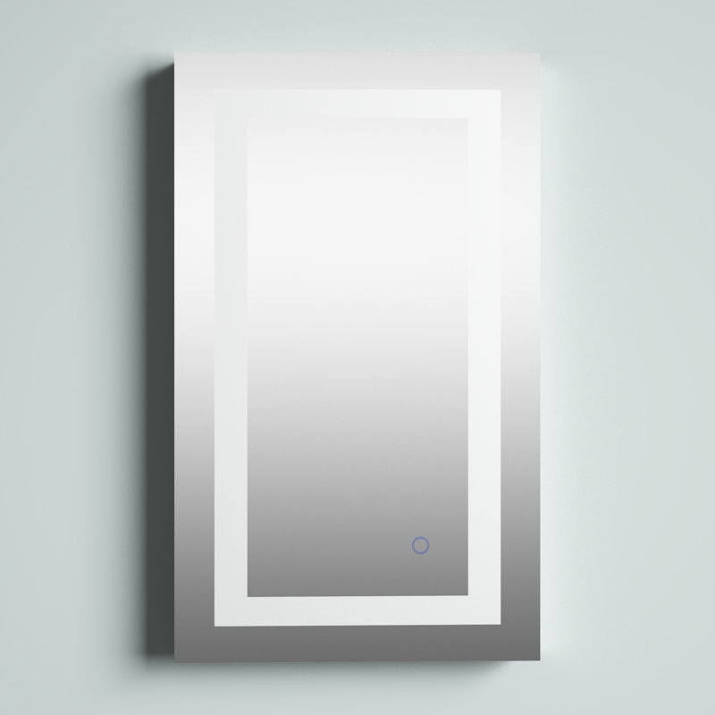Scoles Flat Wall Mirror, 30" x 18"