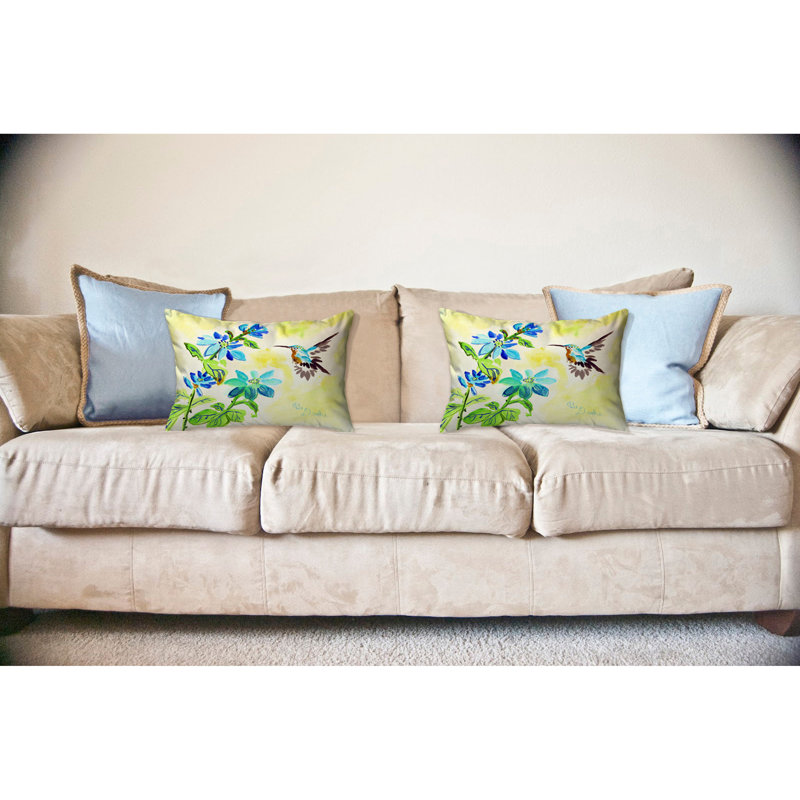 Outdoor Reversible Throw Pillow