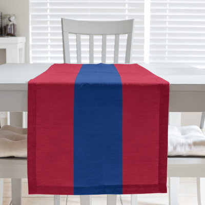 Buffalo Football Stripes Table Runner