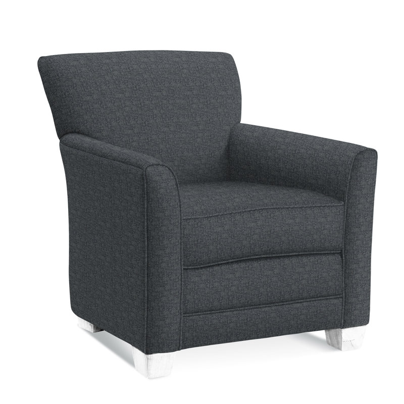Buckley Armchair, Frost White Finish, Elite Ivory; 0321-91