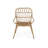 Accent Chairs For Backyard - Brown, 28.88In.D X 23.54In.W 32.69In.H, And Iron Iron, Open Weave