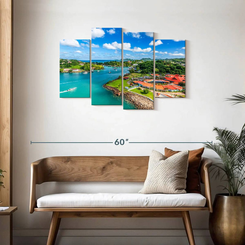 Nicci Port Castries Sainte-Lucie, H 27 po x l 43 po