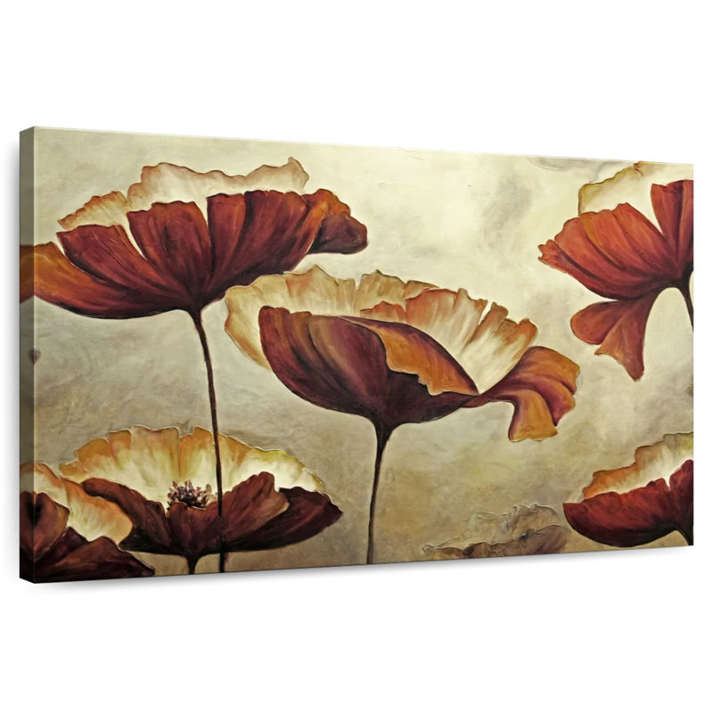 Coquelicots Harnek, H 34 po x l 51 po