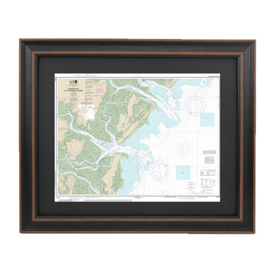 Ossabaw And St. Catherines Sounds | Nautical Chart | Framed Print