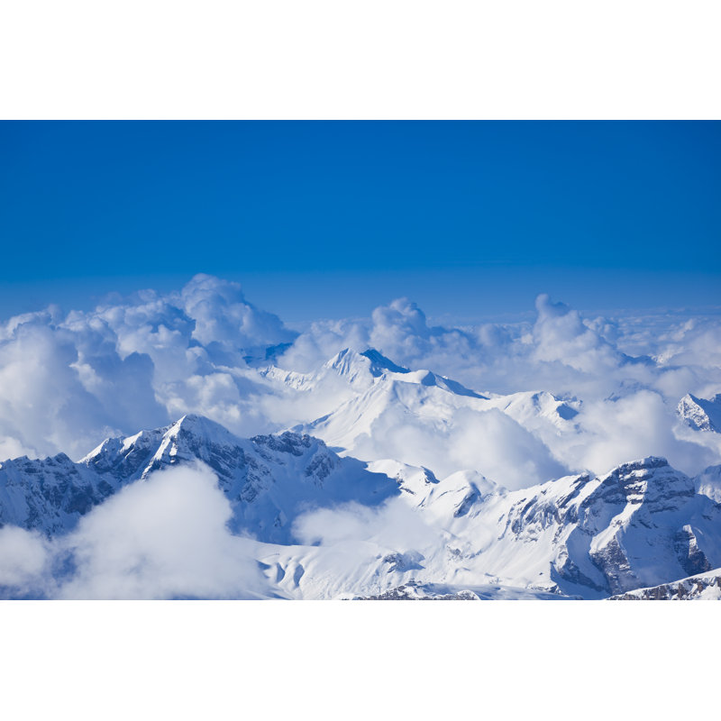 Swiss Alps by 35007 - Wrapped Canvas Print, 81cm H x 122cm W