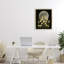 Cadre flottant lune avec fleurs jaunes, design par Episodic Dessins-1609995050-1609995052