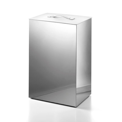 Secioni Wood Laundry Hamper
