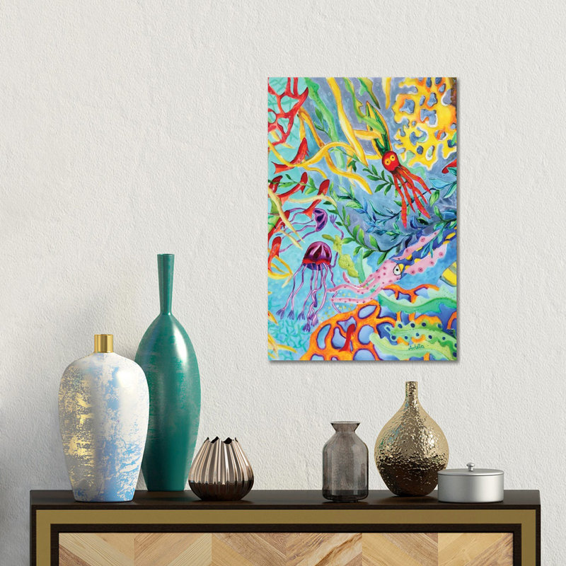 Race Under Water - Wall Art Print, Wrapped Canvas, Does Not Apply, 18" H x 12" W