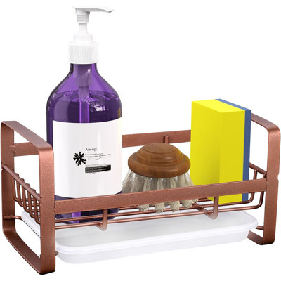 Kitchen Sink Caddy Sponge Holder, Sponge Holder for Kitchen Sink, Sink Organizer