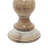 Mango Wood Turned Style Pillar Candle Holders (Set of 3)-2145879315