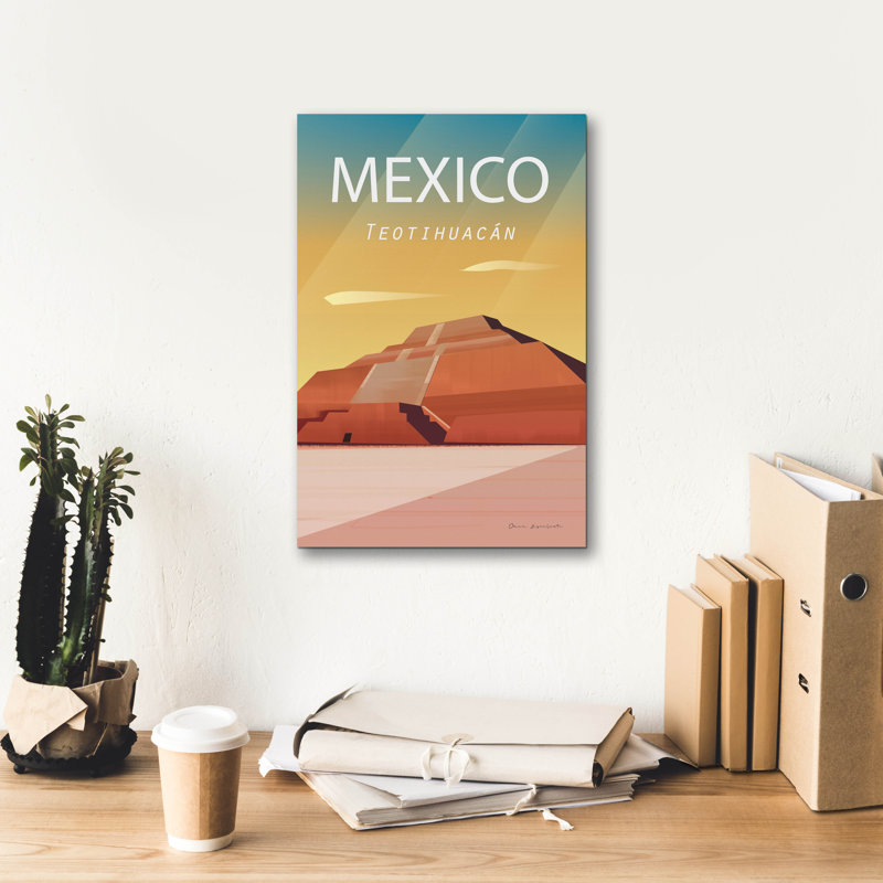"Epic Graffiti" Mexico "par Omar Escalante, art mural sur toile, H 18 po x l 12 po x P 0,75 po
