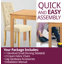 Middlebury 2 - Person Solid Oak Dining Set