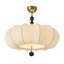 Luminaire suspendu en bois noir 4 lumières Farmhoue