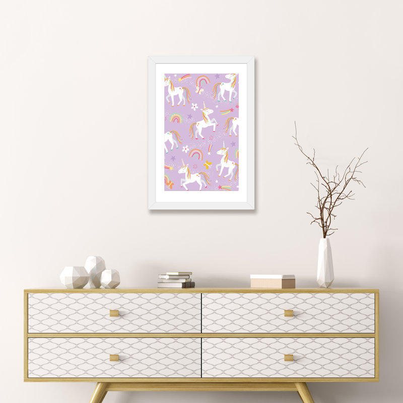 «Juvenile IV» par Lisa White boutons - impression d'art graphique, H 24 po x l 16 po x P 1 po, Papier encadré blanc, Blanc