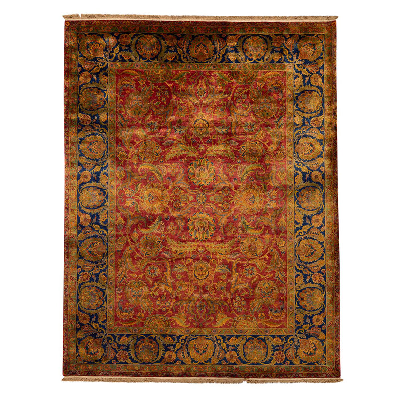 One-of-a-Kind Rectangle 9'2" X 11'9" Hand Knotted Area Rug