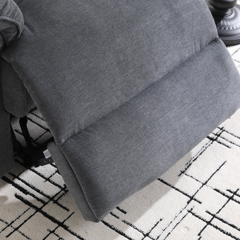 Fauteuil inclinable électrique 30,7 "avec USB, Gris