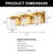 Dimmable LED Vanity Light-100026907-102355358