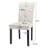 Upholstered Dining Chairs Set of 6, Button Tufted Parsons Dining Chair, Kitchen Chairs with Solid Wood Legs, Wood Accent Chair with High Back-61110245