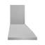 Hotte murale convertible 30 pouces 600 CFM en argent