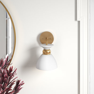 Giles Steel Armed Sconce