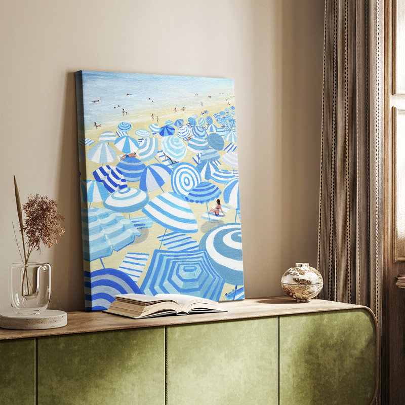 Ciel bleu plage - galerie Cavas sur mesure, H 48 po x l 32 po