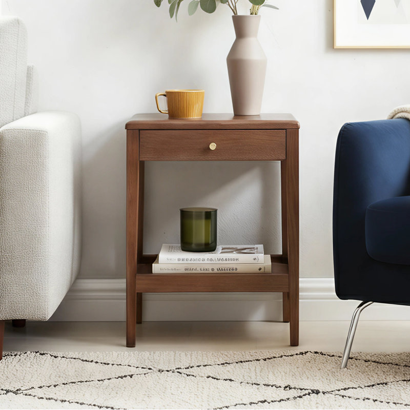 Solid Wood Single, Brown Oak
