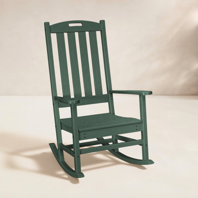 POLYWOOD® Nautical Patio Rocking Chair