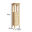 Claiborne Ash Assembled Tower Cabinet