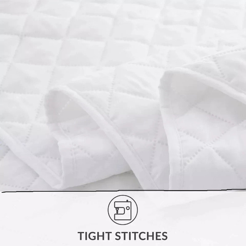 Microfiber / Polyester Bedspread with Pillow Shams, King Bedspread + 2 Standard Shams, White