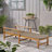 Wood + Wicker Chaise Lounge-1233918143