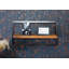 Wood Floating Shelf with Reclaimed Wood