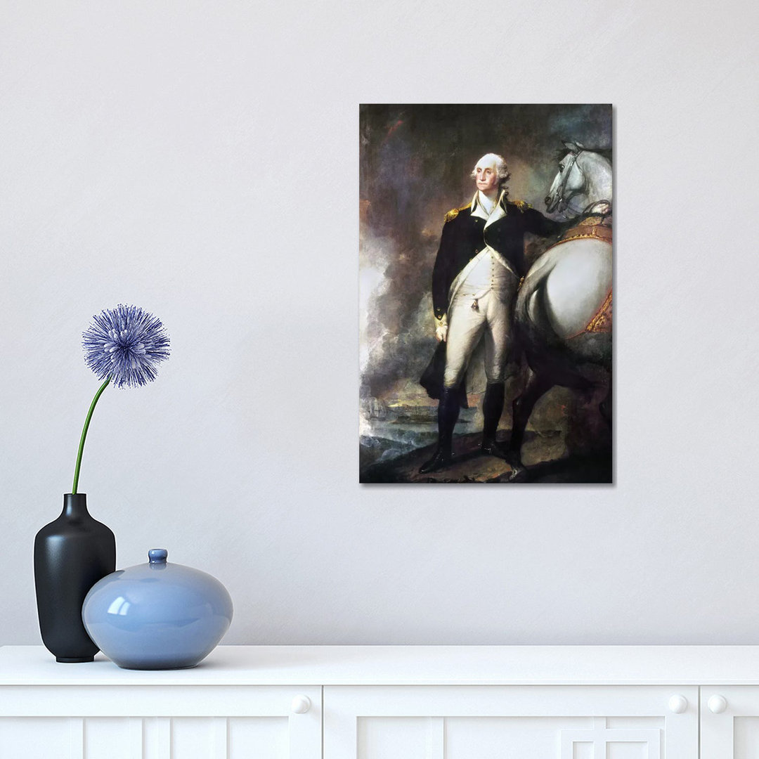 George Washington (1732-1799) by Gilbert Stuart - Wrapped Canvas Painting